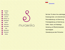 Tablet Screenshot of murawska.com